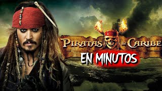 PIRATAS DEL CARIBE Toda la Saga  EN MINUTOS [upl. by Rehptsirhc]