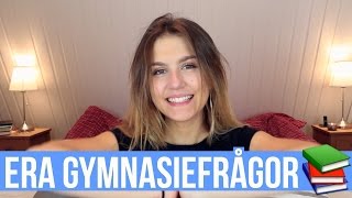 Är du nervös inför gymnasiet QA GYMNASIEFRÅGOR [upl. by Dric]