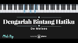 Dengarlah Bintang Hatiku  DeMeises KARAOKE PIANO  MALE KEY [upl. by Yartnod109]