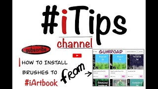 How to Install Brushes From Gumroad to iArtbook [upl. by Henricks34]