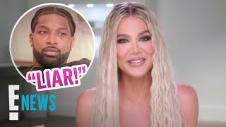 Khloe Kardashian YELLS quotLiarquot to Tristan at The Kardashians Premiere  E News [upl. by Gaspar]