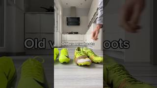 Old Nike vs new Nike nikemercurial footballboots footballcleats [upl. by Enilarak]