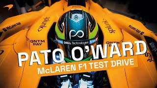 Pato OWard test drives a McLaren Formula 1 car [upl. by Randa]