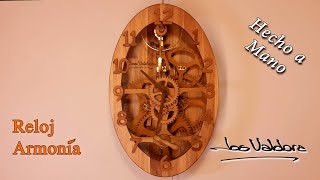 Jos Valdora  Reloj de Madera quotArmoníaquot Artesanal [upl. by Sorips]