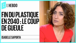 Fin du plastique en 2040 le coup de gueule dIsabelle Saporta  C l’hebdo  14122019 [upl. by Enilaf]