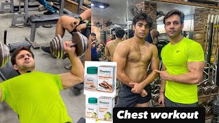 CHEST WORKOUT amp NATURAL TESTA BOOSTER FOR BEGINNERS tigerfitnessclub5656 [upl. by Eicam]