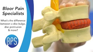 Whats The Difference Between a Disc Bulge Disc Protrusion amp More  Common MRI Questions ANSWERED [upl. by Ikkela661]