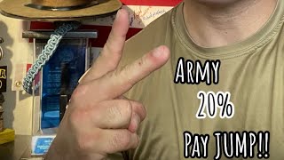 20 Army Pay Jump 😳 [upl. by Nevil649]