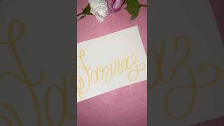 Farnaz💛calligraphy subscribemychannel trending youtubeshorts [upl. by Theurer]