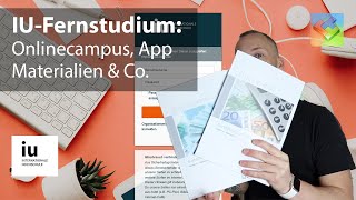 IUFernstudium IUBH Ich zeige euch Studienmaterialien und Onlinecampus [upl. by Batholomew]