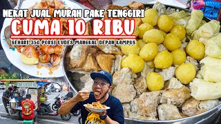 JUALAN SIOMAY DI DEPAN HALTE HARGA 10 RIBU PAKE IKAN TENGGIRI SEHARI LAKU SAMPE 350 PORSI [upl. by Mulac]