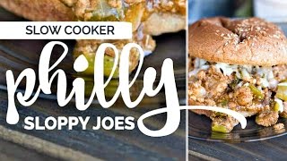 Slow Cooker Philly Sloppy Joes [upl. by Attenahs]