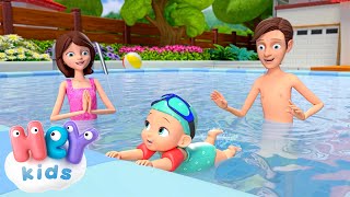 Lerne schwimmen wie ein kleiner Fisch 🏊‍♂️  Bildungslied für Kinder  HeyKids Kinderlieder TV [upl. by Aridnere414]