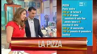 Pizza con lievito madre Unomattina in famiglia Chi fa da sé di Lucia Cuffaro [upl. by Elledoj]