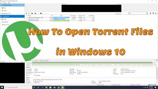 How To Open Torrent Files in Windows 10 [upl. by Zere]