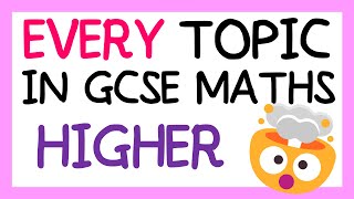 THE ULTIMATE REVISION VIDEO  HIGHER GCSE  GCSE 2024 [upl. by Assennev]