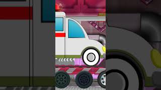 Ambulance Repair shorts kidstvcars vehicles carcartoons ytshorts [upl. by Yelsek]