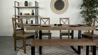 Brooklyn Extendable Dining Table [upl. by Yrallih11]