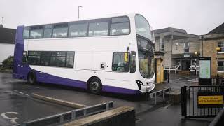 Buses at Chippenham bus station [upl. by Schwitzer778]