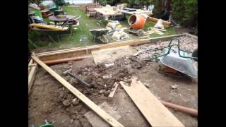 How to install Cubic Metre Soak away and patio installation from start to finish  how to [upl. by Leatrice]