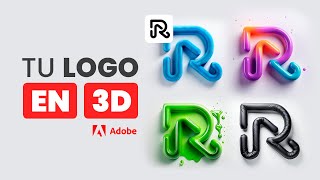 AHORA PUEDES convertir TU LOGO EN 3D en SEGUNDOS CON IA [upl. by Nij]