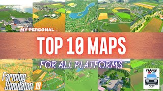 Top 5 BEST 2020 Maps for Farming Simulator 19 [upl. by Lambard]