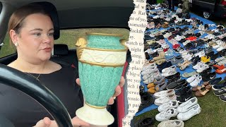 BIGGEST CAR BOOT SALE WALK amp HAUL [upl. by Baram]