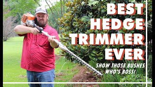 The Best Hedge Trimmer Ever STILH HL91K Review [upl. by Aicetel]