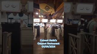 shorts Colonel Hathis Outpost Restaurant DisneylandParis [upl. by Gallager593]