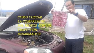 Checa compresión de tu motor con este método [upl. by Dolloff]