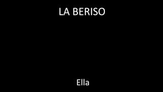 La Beriso  Ella LETRA [upl. by Aikel]