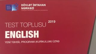 İngilis Dili Test Toplusu 2019 2Hisse Cavablari 1994 2019 Test Toplusu Cavablari Yeni [upl. by Gierk]