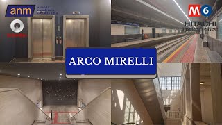 Metropolitana di Napoli Linea 6  Stazione di Arco Mirelli Walkthrough  5 2014 Schindler elevators [upl. by Rima226]