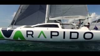 RAPIDO 60 TRIMARAN WORLDS FASTEST CRUISING MULTIHULL [upl. by Neill288]