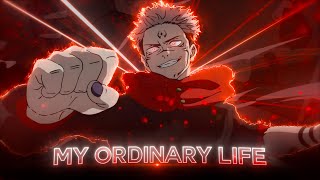 Sukuna Vs Mahoraga  My Ordinary Life EditAMV [upl. by Assiram]