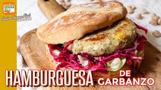 Hamburguesa de garbanzo  Cocina Vegan fácil [upl. by Nauj718]