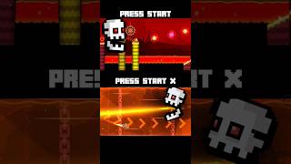 Press Start vs Press Start X Comparison  Geometry Dash 22 shorts [upl. by Llertnom]