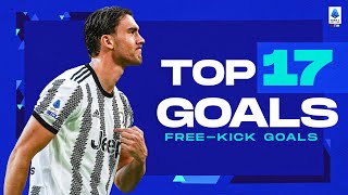 The best freekick goals of the season  Top Goals  Serie A 202223 [upl. by Jolenta]