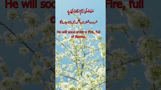 Surah AlMasad 111سورۃ المسد SurahAlMasadRecitation SurahAlMasad HolyQuranRecitation ayat [upl. by Suinotna]