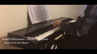 Schumann  Geistervariationen Ghost Variations  Theme [upl. by Annoda]