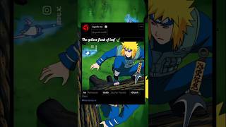 Yellow flash of leaf l minato namikaze edit l naruto [upl. by Elexa]