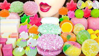 【ASMR】WAGASHI PARTY🌸MUKBANG 먹방 食べる音 EATING SOUNDS NO TALKING [upl. by Holmes]