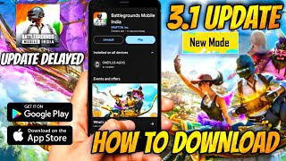 BGMI 31 UPDATE IN PLAY STORE   HOW TO UPDATE 31 UPDATE IN BGMI  BGMI 31 PLAY STORE UPDATE [upl. by Ahsyat]