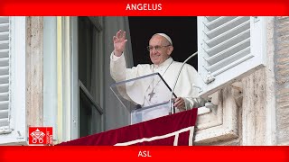 January 28 2024 Angelus prayer Pope Francis ASL [upl. by Corliss]