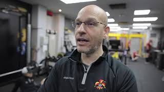 Jokerit train with Technogym Skillmill [upl. by Dwinnell]