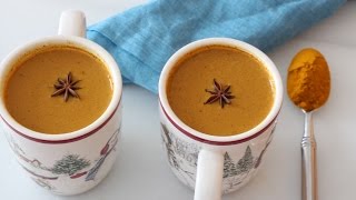 Golden Milk Turmeric Tea Recipe [upl. by Bandeen]