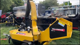 Wallenstein 7” Chipper  BXT 72 S  2023 Minnesota State Fair chipper woodhound wallenstein [upl. by Abeh]