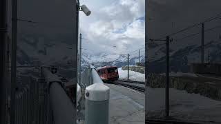 Gornergrat Zermatt Switzerland Train Departing June 5th 2023 637 PM [upl. by Elehcor]