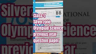 Class7 silverzone Olympiad science previous year question paperstudydrive [upl. by Cesare]