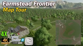 Farmstead Frontier  Map Tour  Farming Simulator 22 [upl. by Amolap]